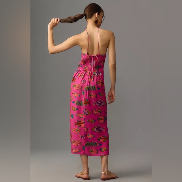 Farm Rio Halter Slim Midi Dress - Picture 3 of 7